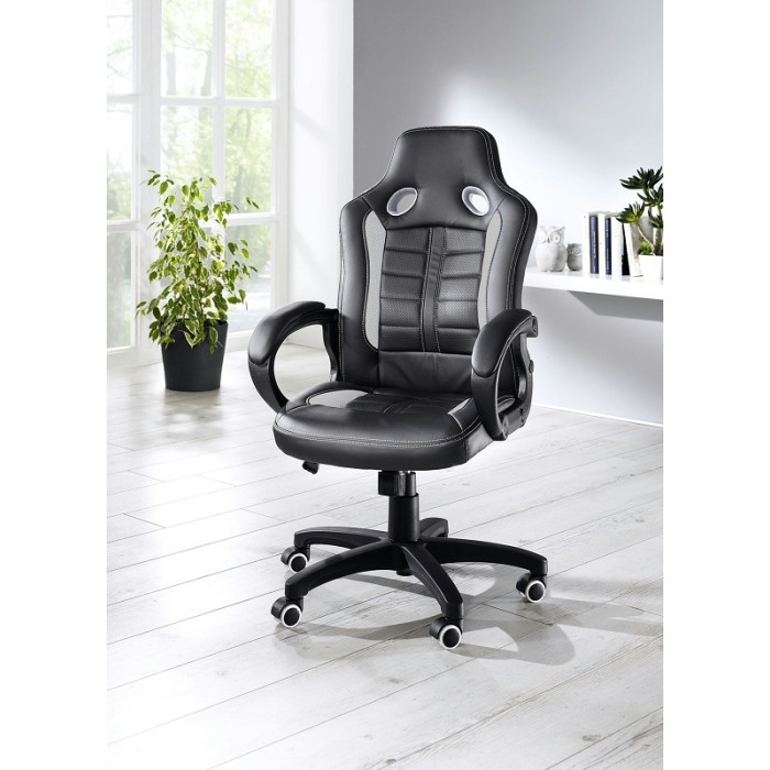 Kancelářská židle černá/šedá