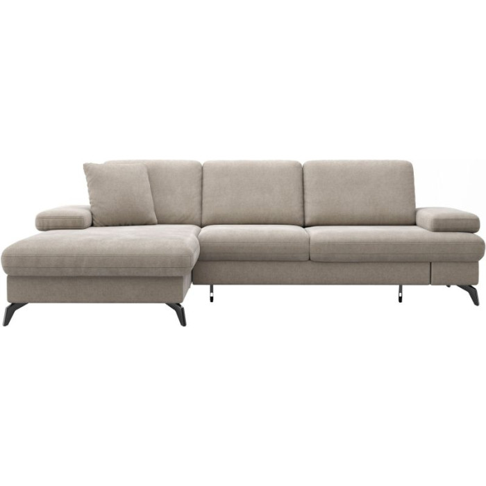 MORRIS Ecksofa-Set taupe - linke Seite