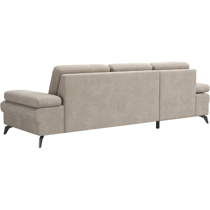 MORRIS Ecksofa-Set taupe - linke Seite