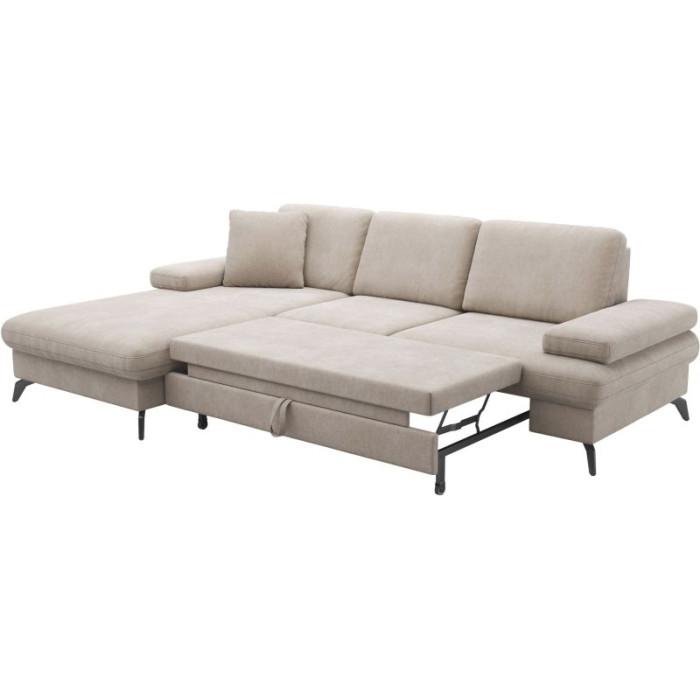 MORRIS Ecksofa-Set taupe - linke Seite