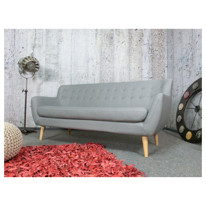 Dreisitziges Sofa ANGEL grau