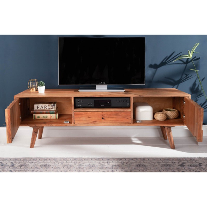 MYSTIC LIVING TV-Tisch aus massivem Akazienholz 140cm