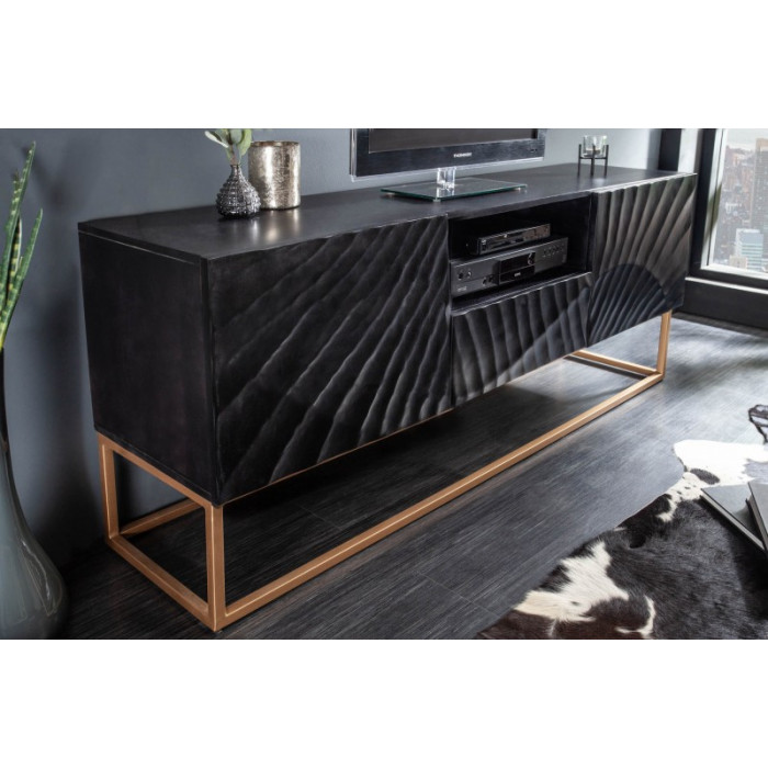 SCORPION Design-TV-Tisch, Mango massiv 160 cm