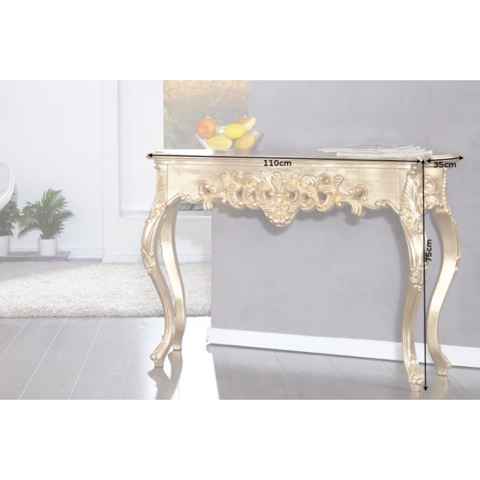 VENICE Luxus-Konsolentisch gold 110cm