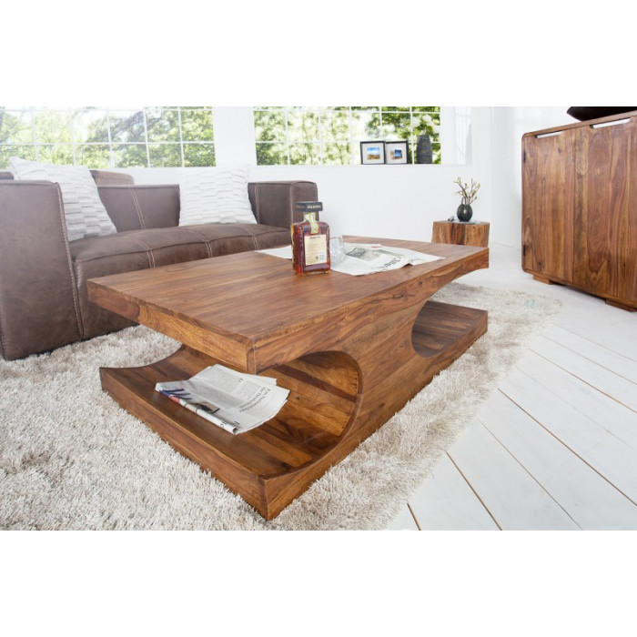 GOA Couchtisch Massivholz Sheesham 120cm