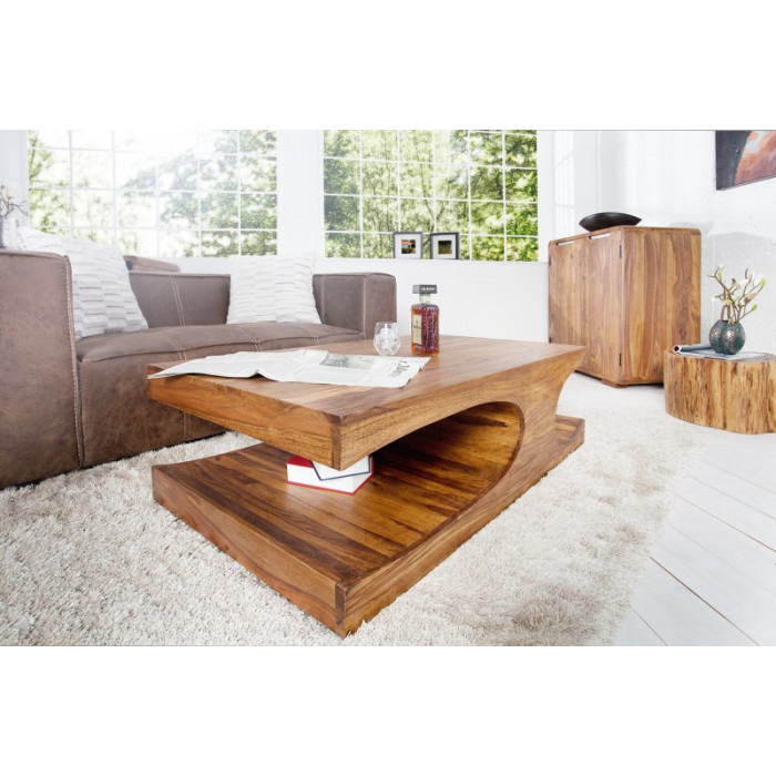 GOA Couchtisch Massivholz Sheesham 120cm