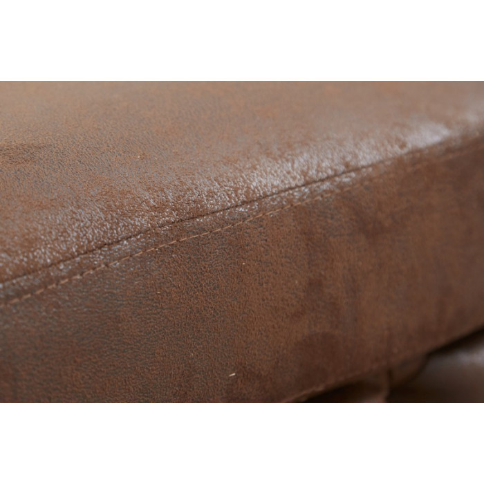 MODERN BAROCK Chesterfield taburet antik hnědá