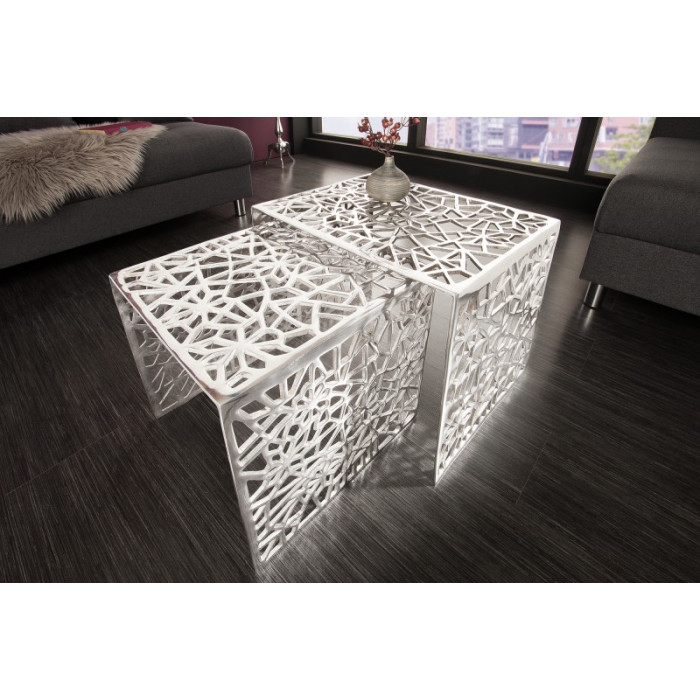 ABSTRACT Design Couchtisch-Set 2tlg.